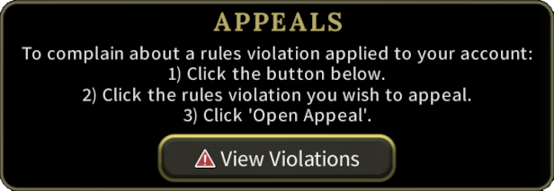 Appeals section