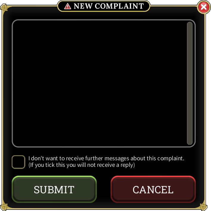 New complaint step 2