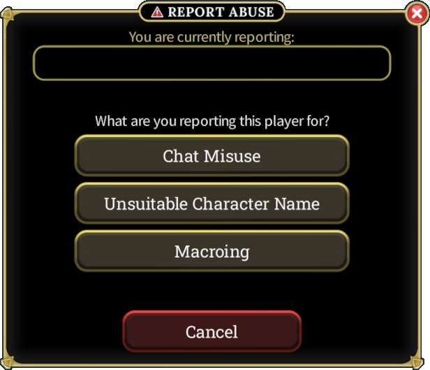 Report Abuse step 1